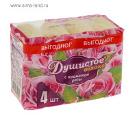 М/т Душистое облако Роза 4*70г (18) НМЖК