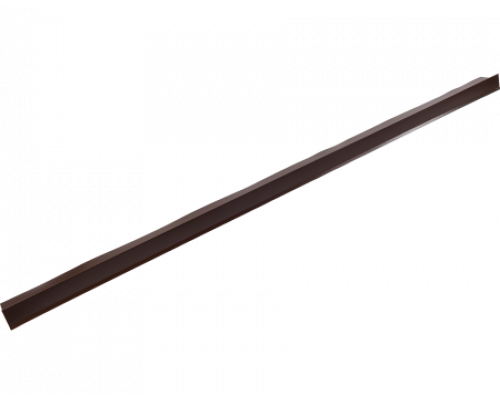 Планка ТЕХНОНИКОЛЬ полиэстер торцевая RAL 8017 коричневая, шт.