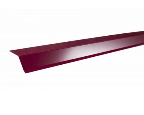 Планка карнизная полиэстер RAL 3005 красная, шт.