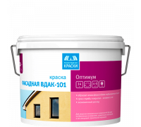 Краска фасадная 14,0кг ВДАК-101 белая ОПТИМУМ (1) Текс