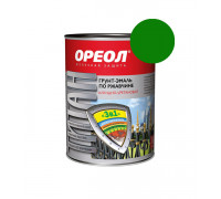 Грунт-эмаль по ржавчине зеленая 0,9кг RAL 6005 Ореол Титан (8) Эмпилс