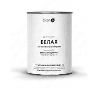 Грунт-эмаль по ржавчине белая матовая 0,8кг Elcon (12) Элкон Ритейл