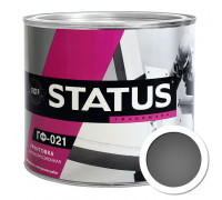 Грунт ГФ-021 серый 1,8кг STATUS (6) Радуга