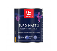 Краска EURO-3 C MATT 0,9л (6) Тиккурила