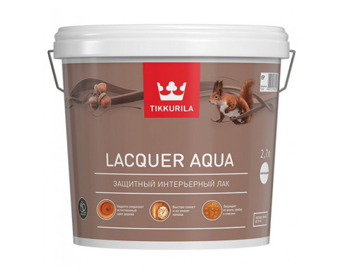 Лак LACQUER AQUA матовый 2,7л (1) Тиккурила