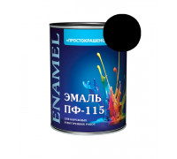Эмаль ПФ-115 черная 6кг Простокрашено (2) Эмпилс