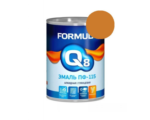 Эмаль ПФ-115 оранжевая 0,4кг F Q8 (28) Престиж