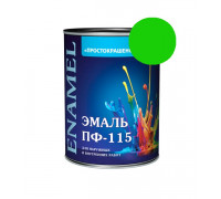 Эмаль ПФ-115 ярко-зеленая 0,9кг Простокрашено (14) Эмпилс