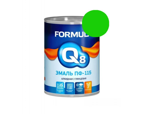 Эмаль ПФ-115 ярко-зеленая 2,7кг F Q8  (6) Престиж