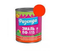Эмаль ПФ-115 красная 0,9кг ФАЗЕНДА (14) ЛенКр/Текс