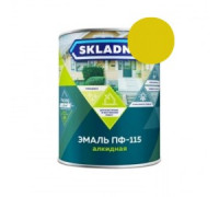 Эмаль ПФ-115 желтая 2,6кг SKLADNO (6) Престиж