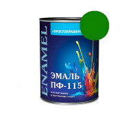 Эмаль ПФ-115 зеленая 0,9кг Простокрашено (14) Эмпилс