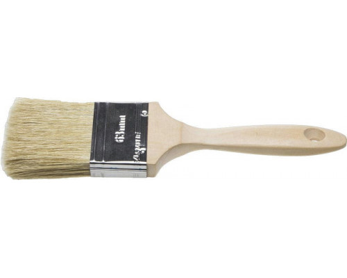 STAYER  UNIVERSAL-lux 63 мм, 2,5" светлая натуральная щетина, деревянная ручка, Плоская кисть (01053-063)