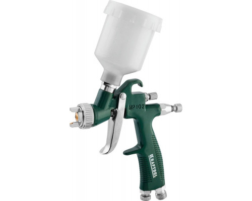 KRAFTOOL  AIRKRAFT MINI, HVLP 1 мм, Пневматический краскопульт с верхним бачком (06565-1.0)