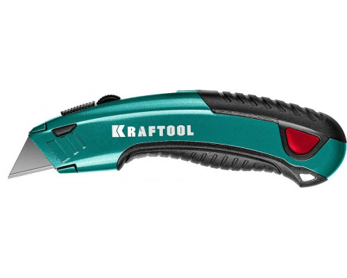 KRAFTOOL  с автостопом 2 лезвия, Универсальный нож (09241)