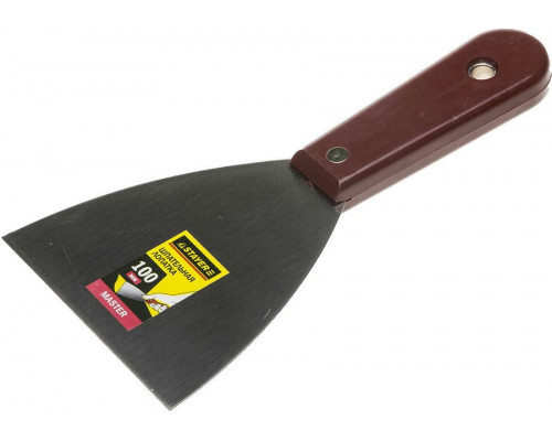 STAYER  MAXFlat 100 мм, пластиковая ручка, стальной, Шпатель, MASTER (1003-100)