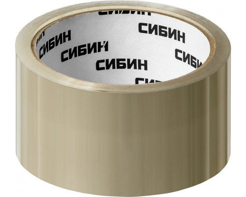 СИБИН  48 мм, 50 м 40 мкм, Клейкая лента прозрачная (12055-50-20)
