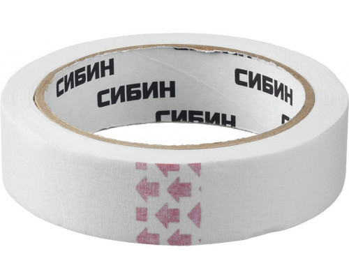 СИБИН  25мм х 25 м, креповый, Малярный скотч (12111-25)
