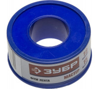 ЗУБР  0,1 мм х 19 мм х15 м, 0,40 г/см3,  Фум лента (12373-19-040)