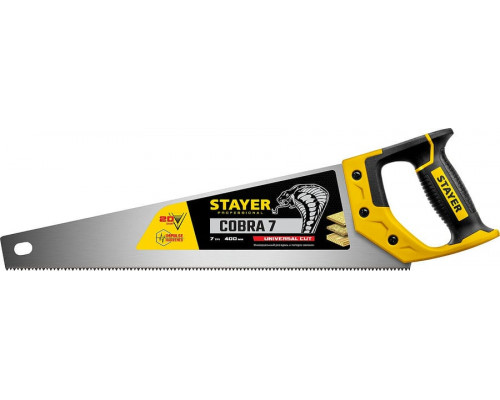 STAYER  Cobra 7 400 мм, Универсальная ножовка (1510-40)