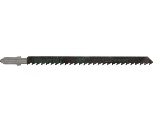 KRAFTOOL  T301DL, EU-хвост., по дереву, шаг 4мм, 110мм, 2шт., Полотна для лобзика (159512-4)