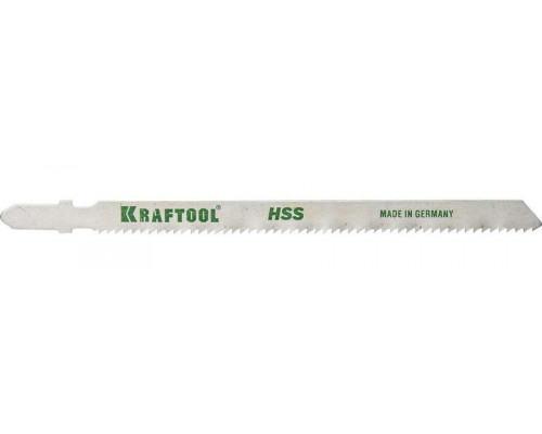 KRAFTOOL  T318B, EU-хвост., по металлу HSS, шаг 2мм, 110мм, 2шт., Полотна для лобзика (159552-2)