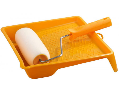 STAYER  ПОРОЛОН 44 мм, 240 мм, Малярный валик в наборе с ванночкой, MASTER (2-05438-24)