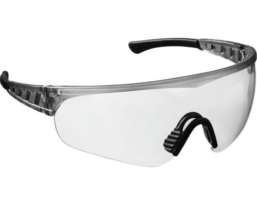 STAYER  PRO-X прозрачные, широкая монолинза, открытого типа, защитные очки (2-110431)