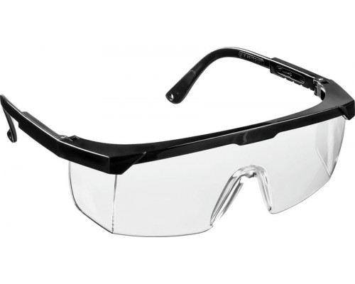 STAYER  PRO-5 прозрачные, монолинза с дополнительной боковой защитой, открытого типа, защитные очки (2-110451)