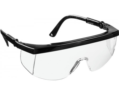 STAYER  PRO-5R прозрачные, монолинза с боковой защитой, открытого типа, защитные очки (2-110481)