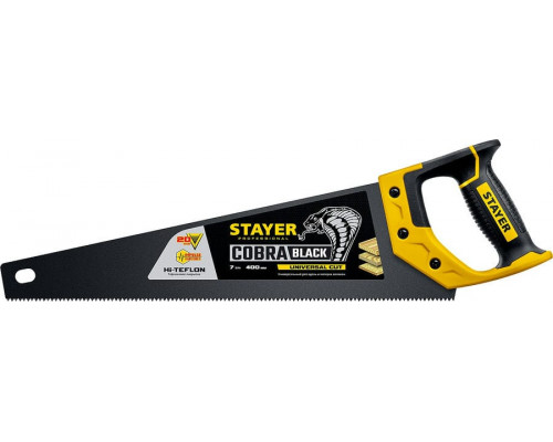 STAYER  Cobra Black 400 мм, Универсальная ножовка (2-15081-40)
