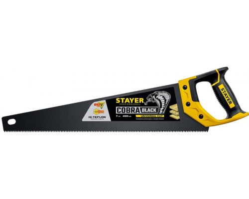 STAYER  Cobra Black 450 мм, Универсальная ножовка (2-15081-45)