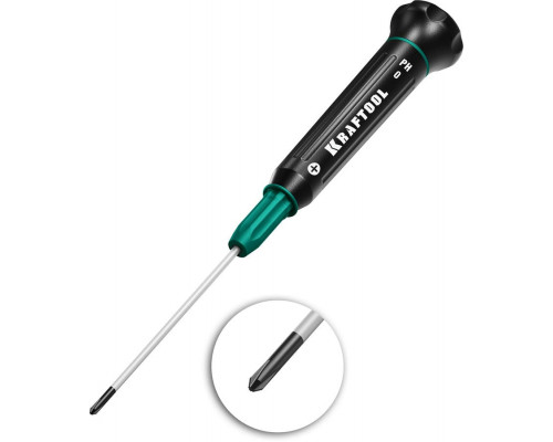 KRAFTOOL  Precision PH0, Отвертка для точных работ (25682-0)