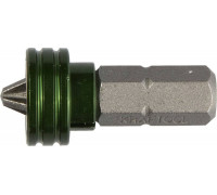 KRAFTOOL  Magnet-X PH 2, 25 мм, 1 шт, Бита с магнитным держателем-ограничителем (26128-2-25-1)