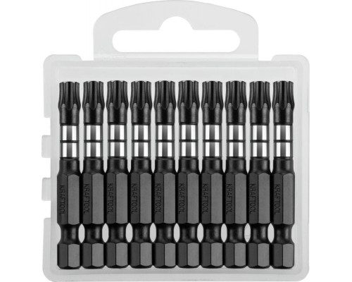 KRAFTOOL  Impact Pro TX 30, 50 мм, 10 шт, Ударные биты (26195-30-50-S10)