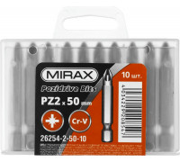 MIRAX  PZ 2, 50 мм, 10 шт, Биты (26254-2-50-10)