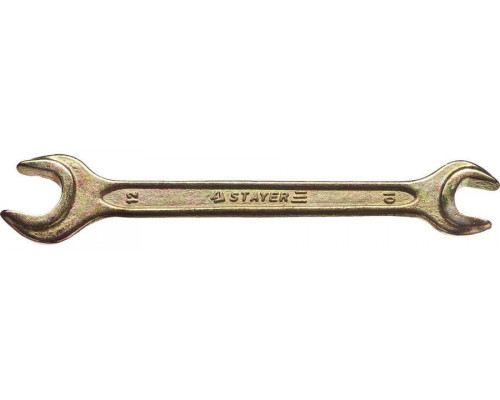 STAYER  10 x 12 мм, Рожковый гаечный ключ (27038-10-12)