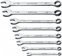 STAYER  HERCULES, 8 шт, 8 - 19 мм, Набор комбинированных гаечных ключей (27085-H8)