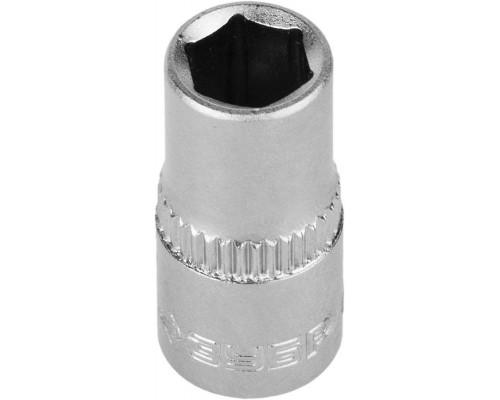 ЗУБР  FLANK , 1/4", 7 мм, Торцовая головка (27715-07)