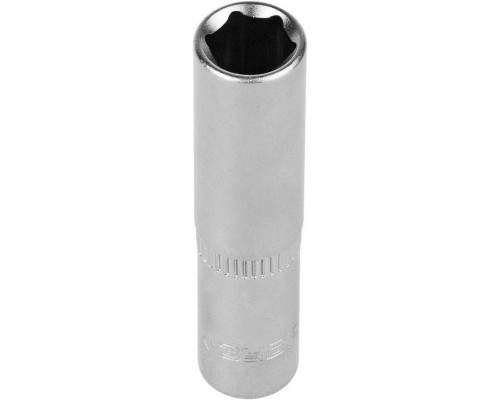 ЗУБР  FLANK, 1/4", 8 мм, Удлиненная торцовая головка (27717-08)
