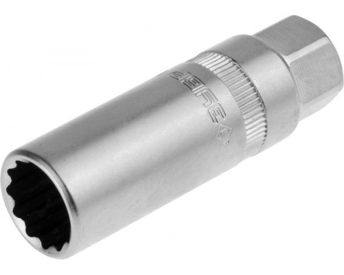 ЗУБР  3/8", 14 мм, Свечная торцовая головка с резиновой вставкой (27729-14)