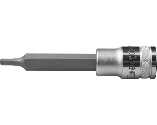 KRAFTOOL  HEX, 1/2",Н3, Удлиненная торцовая бита-головка (27909-03)