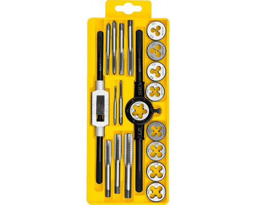 STAYER  MaxCut 20 предмета, легированная  сталь, Набор  метчиков и плашек (28012-H20)