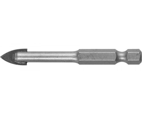 ЗУБР  8 мм, 2х кромка, HEX 1/4, Сверло по стеклу и кафелю (29840-08)