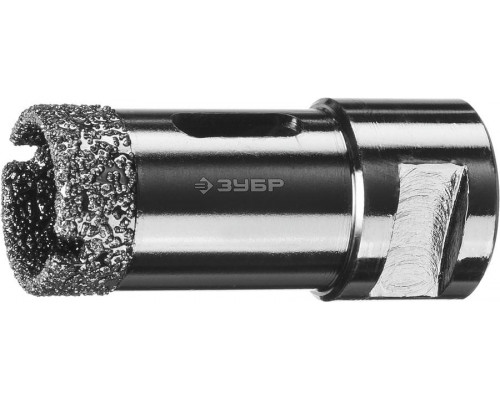 ЗУБР  АВК d 25 мм (М14, 15 мм кромка), Вакуумная алмазная коронка, Профессионал (29865-25)