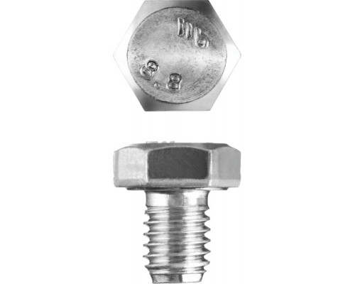 ЗУБР  ГОСТ 7798-70 кл. пр. 5.8, M8 x 10 мм, болт оцинкованный, 5 кг (303080-08-010)