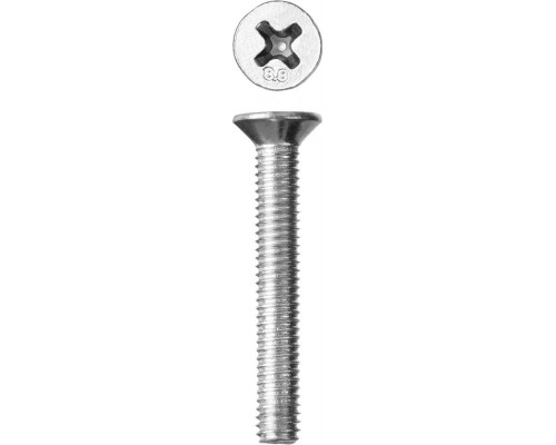 ЗУБР  DIN 965, M4 x 20 мм, кл. пр. 4.8, винт с потайной головкой, цинк, 17 шт (303116-04-020)