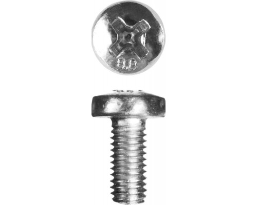 ЗУБР  DIN 7985 кл. пр. 4.8, M5 x 10 мм, винт с полусферической головкой, цинк, 5 кг (303150-05-010)