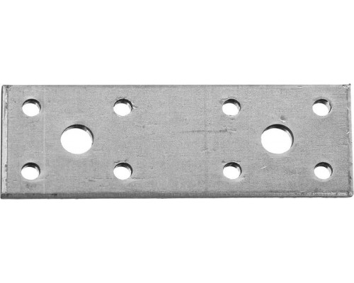 ЗУБР  КП-2.0 100х35 х 2 мм, крепежная пластина, цинк (310236-100-35)