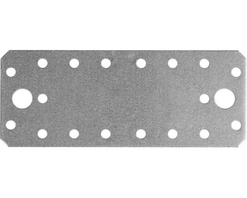 ЗУБР  КП-2.0 140х55 х 2 мм, крепежная пластина, цинк (310236-140-55)